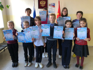 учащиеся Новодугинской средней школы приняли участие в Международной олимпиаде по русскому языку и литературе - фото - 1