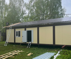 в селе Днепровское строят новый фельдшерско-акушерский пункт - фото - 3