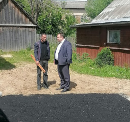 преображение двора на ул. Чкалова, 36А в с. Новодугино - фото - 9