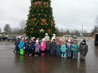 в Новодугино состоялось открытие главной новогодней ёлки - фото - 3