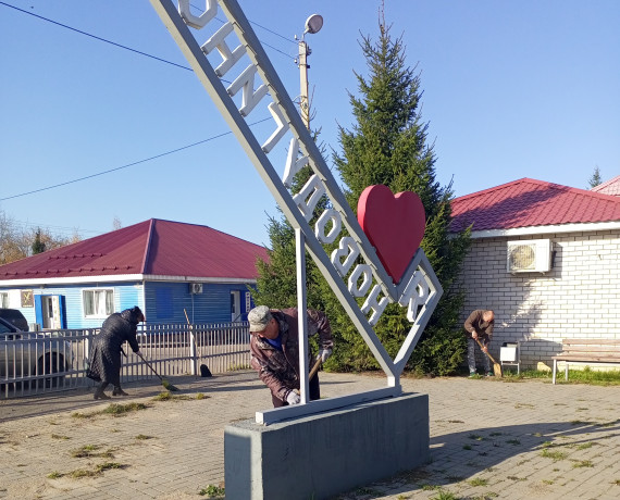 осенние субботники в Новодугинском округе продолжаются - фото - 4